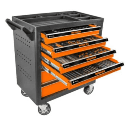 Gabinete De Ferramentas Com Rodas 163 Pecas - Industrial