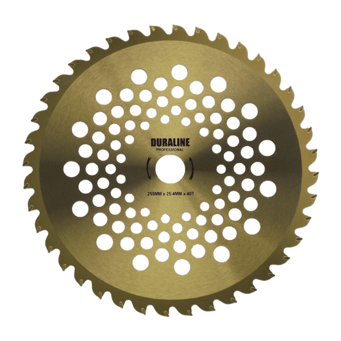 Lâmina para Roçadeira 40 dentes 255mm Duraline Vídea Gold